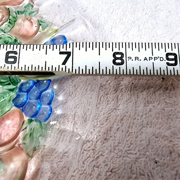 Indiana Glass Garland Fruits Plate - Picture 3 of 3